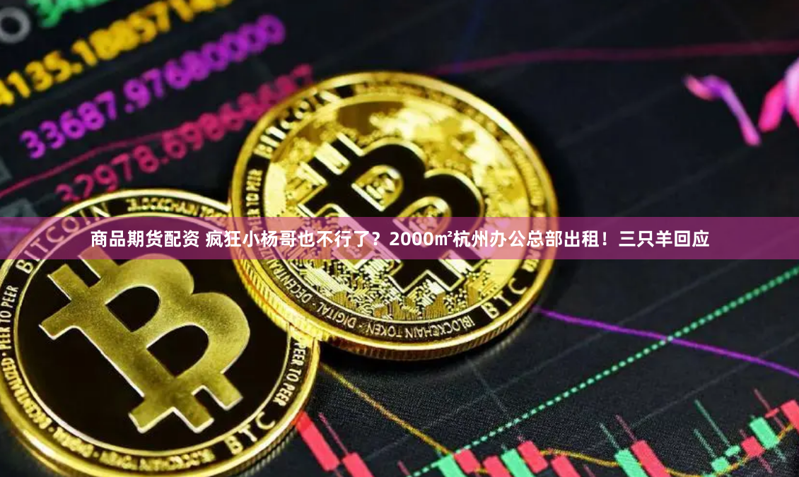 商品期货配资 疯狂小杨哥也不行了？2000㎡杭州办公总部出租！三只羊回应
